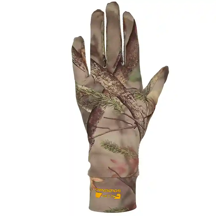 Gloves Hunting Solognac 100 camouflage light